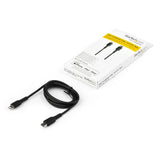 STARTECH 3 foot (1m) Durable Black USB-C to Lightning Cable - Heavy Duty Rugged Aramid Fiber USB Type C to Lightning Charger|Sync Power Cord - Apple MFi Certified iPad|iPhone 12 (RUSBCLTMM1MB) (RUSBCLTMM1MB)