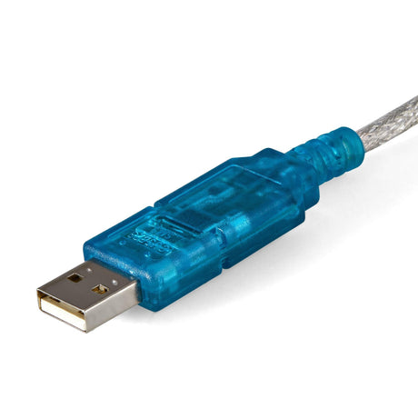 STARTECH 3 ft USB to Serial RS232 Adapter - DB9 - USB Serial Adapter - Prolific USB to Serial Adapter - 1-Port (ICUSB232SM3)