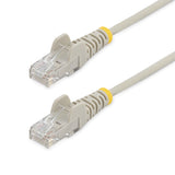 STARTECH 3 m CAT6 Cable - Slim - Snagless RJ45 Connectors - Grey (N6PAT300CMGRS)