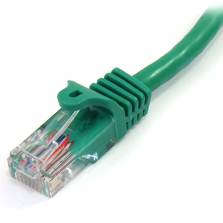 STARTECH 3 m Green Cat5e Snagless RJ45 UTP Patch Cable - 3m Patch Cord - Ethernet Patch Cable - RJ45 Male to Male Cat 5e Cable (45PAT3MGN) (45PAT3MGN)
