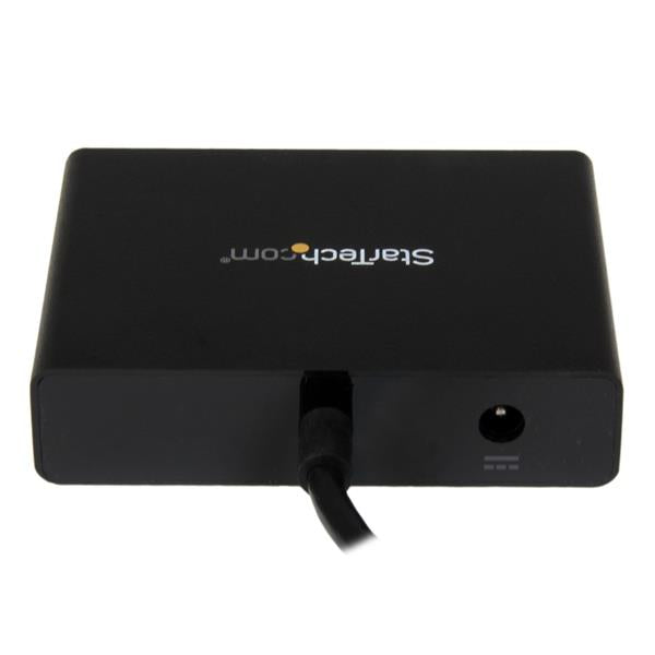 STARTECH 3-Port Multi Monitor Adapter - DisplayPort 1.2 MST Hub - Dual 4K 30Hz & 1x 1080p - Video Splitter for Extended Desktop Mode on Windows PCs Only - DP to 3x DP Monitors (MSTDP123DP) (MSTDP123DP)