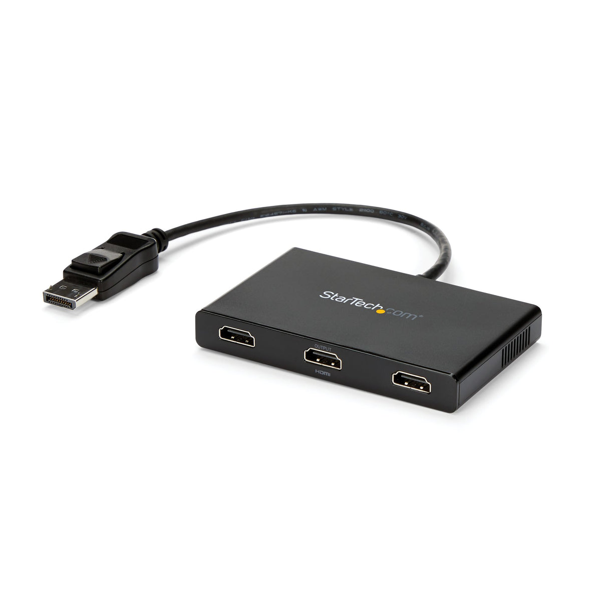 STARTECH 3-Port Multi Monitor Adapter - DisplayPort 1.2 to 3x HDMI MST Hub - Triple 1080p HDMI Monitors - Video Splitter for Extended Desktop Mode on Windows PCs Only - DP to 3x HDMI (MSTDP123HD) (MSTDP123HD)