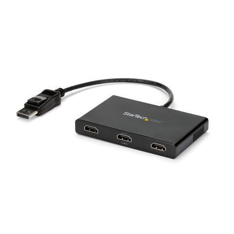 STARTECH 3-Port Multi Monitor Adapter - DisplayPort 1.2 to 3x HDMI MST Hub - Triple 1080p HDMI Monitors - Video Splitter for Extended Desktop Mode on Windows PCs Only - DP to 3x HDMI (MSTDP123HD) (MSTDP123HD)