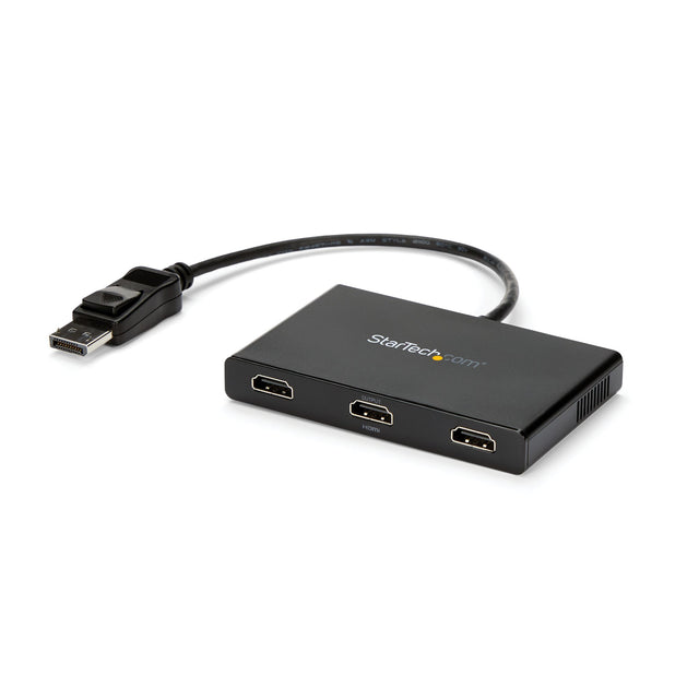 STARTECH 3-Port Multi Monitor Adapter - DisplayPort 1.2 to 3x HDMI MST Hub - Triple 1080p HDMI Monitors - Video Splitter for Extended Desktop Mode on Windows PCs Only - DP to 3x HDMI (MSTDP123HD) (MSTDP123HD)