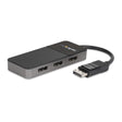 STARTECH 3-Port Multi Monitor Adapter - DisplayPort 1.4 to 3x 4K DisplayPort Video Splitter - Dual or Triple 4K - Laptop|Desktop DisplayPort MST Hub for Multiple Monitors - For Windows PCs Only (MST14DP123DP) (MST14DP123DP)