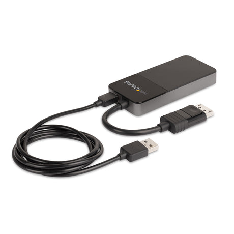 STARTECH 3-Port Multi Monitor Adapter - DisplayPort 1.4 to 3x 4K DisplayPort Video Splitter - Dual or Triple 4K - Laptop|Desktop DisplayPort MST Hub for Multiple Monitors - For Windows PCs Only (MST14DP123DP) (MST14DP123DP)