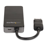 STARTECH 3-Port Multi Monitor Adapter - DisplayPort 1.4 to 3x 4K DisplayPort Video Splitter - Dual or Triple 4K - Laptop|Desktop DisplayPort MST Hub for Multiple Monitors - For Windows PCs Only (MST14DP123DP) (MST14DP123DP)