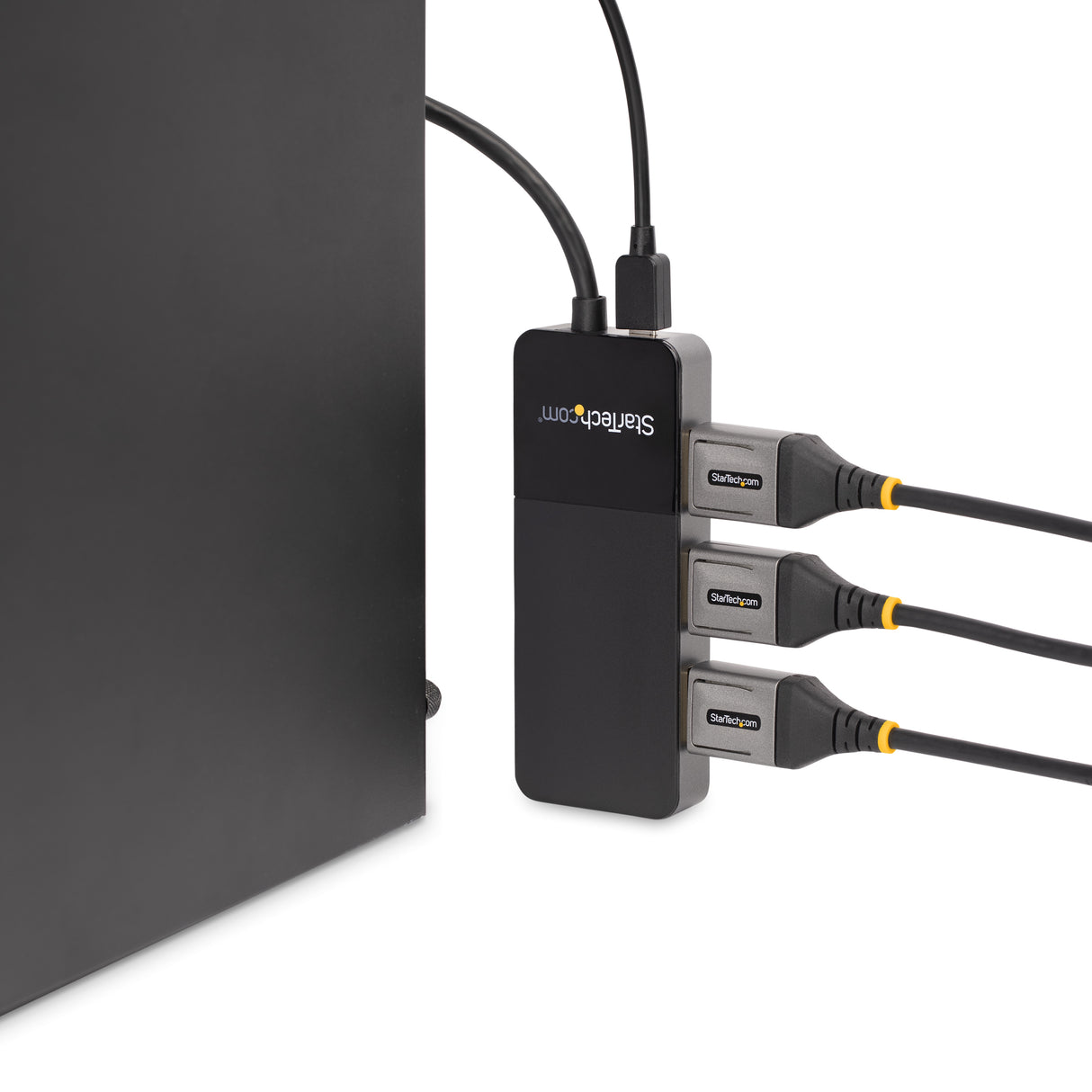 STARTECH 3-Port Multi Monitor Adapter - DisplayPort 1.4 to 3x 4K DisplayPort Video Splitter - Dual or Triple 4K - Laptop|Desktop DisplayPort MST Hub for Multiple Monitors - For Windows PCs Only (MST14DP123DP) (MST14DP123DP)
