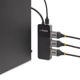 STARTECH 3-Port Multi Monitor Adapter - DisplayPort 1.4 to 3x 4K DisplayPort Video Splitter - Dual or Triple 4K - Laptop|Desktop DisplayPort MST Hub for Multiple Monitors - For Windows PCs Only (MST14DP123DP) (MST14DP123DP)