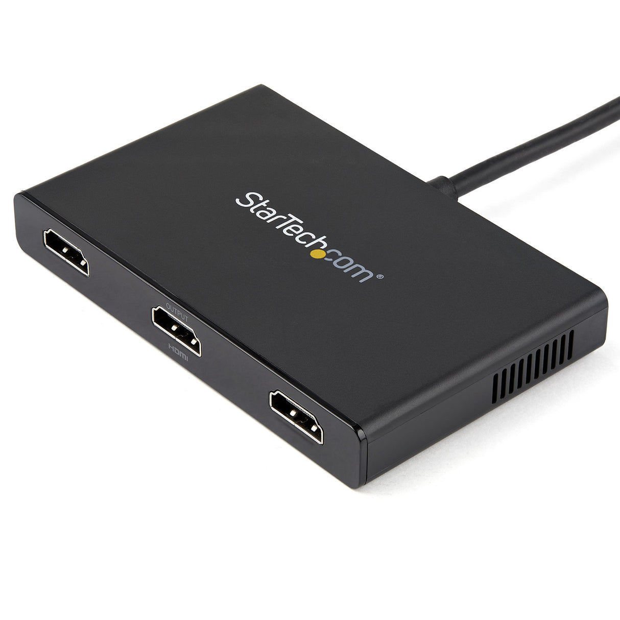 STARTECH 3-Port Multi Monitor Adapter - Mini DisplayPort to HDMI MST Hub - Triple 1080p or Dual 4K 30Hz - Video Splitter for Extended Desktop Mode on Windows Only - mDP 1.2 to 3x HDMI (MSTMDP123HD) (MSTMDP123HD)