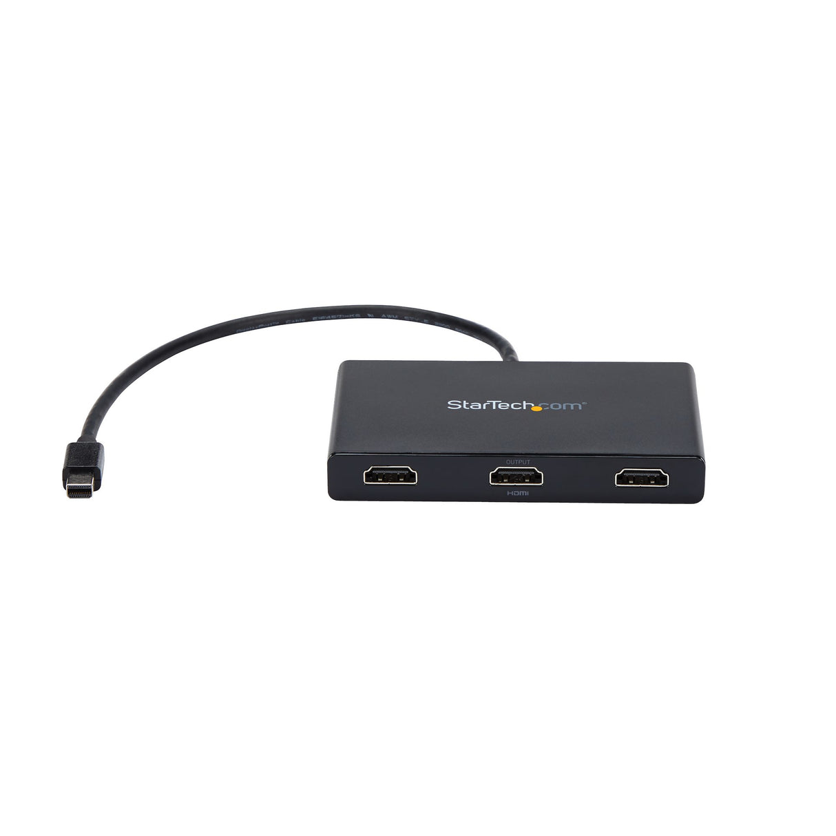 STARTECH 3-Port Multi Monitor Adapter - Mini DisplayPort to HDMI MST Hub - Triple 1080p or Dual 4K 30Hz - Video Splitter for Extended Desktop Mode on Windows Only - mDP 1.2 to 3x HDMI (MSTMDP123HD) (MSTMDP123HD)