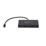 STARTECH 3-Port Multi Monitor Adapter - Mini DisplayPort to HDMI MST Hub - Triple 1080p or Dual 4K 30Hz - Video Splitter for Extended Desktop Mode on Windows Only - mDP 1.2 to 3x HDMI (MSTMDP123HD) (MSTMDP123HD)