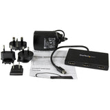 STARTECH 3-Port Multi Monitor Adapter - Mini DisplayPort to HDMI MST Hub - Triple 1080p or Dual 4K 30Hz - Video Splitter for Extended Desktop Mode on Windows Only - mDP 1.2 to 3x HDMI (MSTMDP123HD) (MSTMDP123HD)