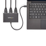 STARTECH 3-Port Multi Monitor Adapter - USB-C to 3x HDMI Video Splitter - USB Type-C to HDMI MST Hub - Dual 4K 30Hz or Triple 1080p - Thunderbolt 3 Compatible | Windows Only (MSTCDP123HD) (MSTCDP123HD)