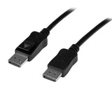 STARTECH 32ft (10m) Active DisplayPort Cable - 4K Ultra HD DisplayPort Cable - Long DP to DP Cable for Projector|Monitor - DP Video|Display Cord - Latching DP Connectors (DISPL10MA) (DISPL10MA)
