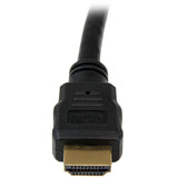 STARTECH 3ft (1m) HDMI Cable - 4K High Speed HDMI Cable with Ethernet - UHD 4K 30Hz Video - HDMI 1.4 Cable - Ultra HD HDMI Monitors | Projectors | TVs & Displays - Black HDMI Cord - M|M (HDMM3) (HDMM3)