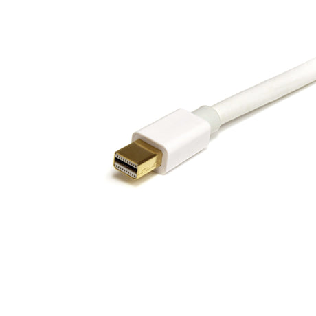 STARTECH 3ft (1m) Mini DisplayPort Cable - 4K x 2K Ultra HD Video - Mini DisplayPort 1.2 Cable - Mini DP to Mini DP Cable for Monitor - mDP Cord - White (MDPMM1MW) (MDPMM1MW)