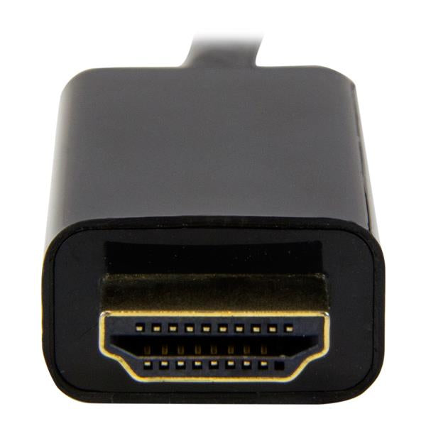 STARTECH 3ft (1m) Mini DisplayPort to HDMI Cable - 4K 30Hz Video - mDP to HDMI Adapter Cable - Mini DP or Thunderbolt 1|2 Mac|PC to HDMI Monitor|Display - mDP to HDMI Converter Cord (MDP2HDMM1MB) (MDP2HDMM1MB)