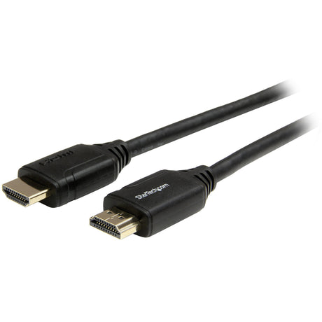 STARTECH 3ft (1m) Premium Certified HDMI 2.0 Cable with Ethernet - High Speed Ultra HD 4K 60Hz HDMI Cable HDR10 - HDMI Cord (Male|Male Connectors) - For UHD Monitors | TVs | Displays (HDMM1MP) (HDMM1MP)