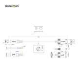 STARTECH 3ft (1m) Side Screw Locking USB C Cable 10Gbps - USB 3.1|3.2 Gen 2 Type-C Cable - 100W (5A) Power Delivery Charging | DP Alt Mode - Dual Screw Lock - USB-C Cord Charge|Sync (USB31CCSLKV1M) (USB31CCSLKV1M)
