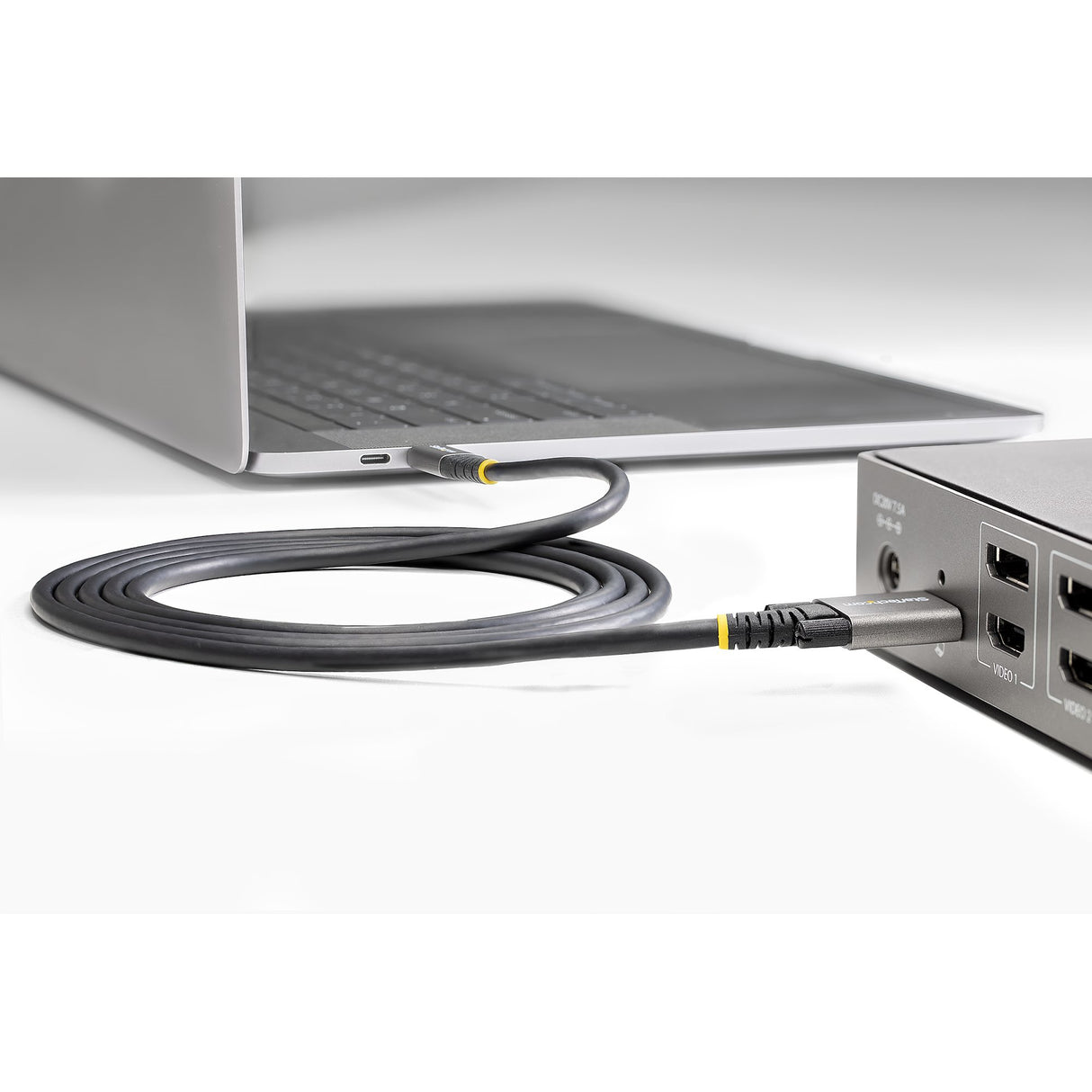 STARTECH 3ft (1m) Side Screw Locking USB C Cable 10Gbps - USB 3.1|3.2 Gen 2 Type-C Cable - 100W (5A) Power Delivery Charging | DP Alt Mode - Dual Screw Lock - USB-C Cord Charge|Sync (USB31CCSLKV1M) (USB31CCSLKV1M)