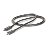 STARTECH 3ft (1m) Thunderbolt 4 Cable - 40Gbps - 100W PD - 4K|8K Video - Thunderbolt Cable - Compatible w| USB4|Thunderbolt 3|USB 3.2|USB Type-C|DisplayPort (TBLT4MM1M) (TBLT4MM1M)