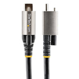 STARTECH 3ft (1m) Top Screw Locking USB C Cable 10Gbps - USB 3.1|3.2 Gen 2 Type-C Cable - 100W (5A) Power Delivery Charging | DP Alt Mode - Single Screw Lock | USB-C Cord Charge|Sync (USB31CCTLKV1M) (USB31CCTLKV1M)