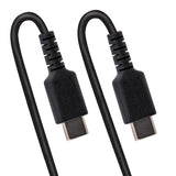 STARTECH 3ft (1m) USB C Charging Cable | Coiled Heavy Duty Fast Charge & Sync USB-C Cable | USB 2.0 Type-C Cable | Rugged Aramid Fiber | Durable Male to Male USB Cable | Black (R2CCC-1M-USB-CABLE) (R2CCC-1M-USB-CABLE)