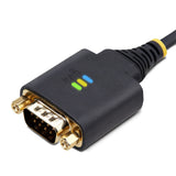 STARTECH 3ft (1m) USB to Serial Adapter Cable | COM Retention | FTDI | USB-A to DB9 RS232 | Interchangeable DB9 Screws|Nuts (1P3FFCB-USB-SERIAL)