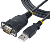 STARTECH 3ft (1m) USB to Serial Cable | DB9 Male RS232 to USB Converter | Prolific IC | USB to Serial Adapter for PLC|Printer|Scanner|Switch | USB to COM Port Adapter | Windows|Mac (1P3FP-USB-SERIAL) (1P3FP-USB-SERIAL)