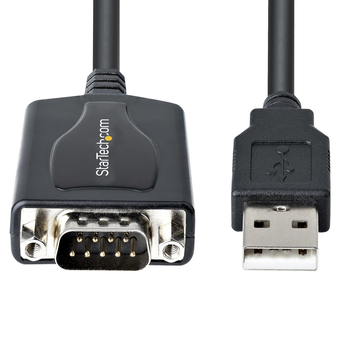 STARTECH 3ft (1m) USB to Serial Cable with COM Port Retention | DB9 Male RS232 to USB Converter | USB to Serial Adapter for PLC|Printer|Scanner | Prolific Chipset | Windows|Mac (1P3FPC-USB-SERIAL) (1P3FPC-USB-SERIAL)