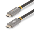STARTECH 3ft (1m) USB4 Cable | USB-IF Certified USB-C Cable | 40 Gbps | USB Type-C Data Transfer Cable|Cord | 100W Power Delivery | 8K 60Hz | Compatible w|Thunderbolt 4|3|USB 3.2 (CC1M-40G-USB-CABLE) (CC1M-40G-USB-CABLE)