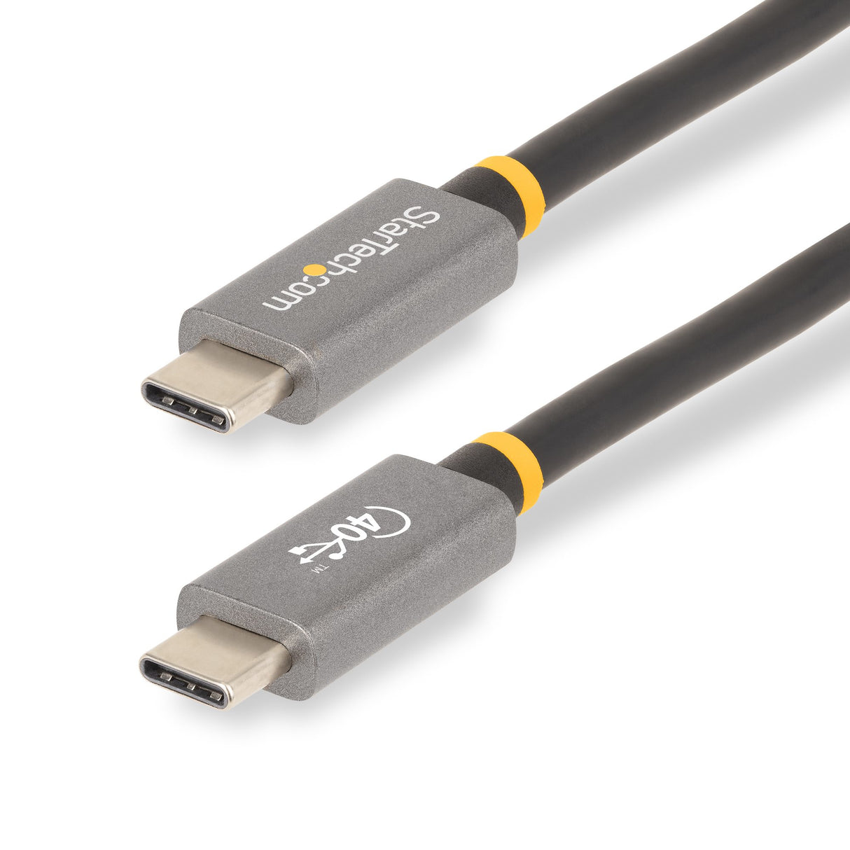 STARTECH 3ft (1m) USB4 Cable | USB-IF Certified USB-C Cable | 40 Gbps | USB Type-C Data Transfer Cable|Cord | 100W Power Delivery | 8K 60Hz | Compatible w|Thunderbolt 4|3|USB 3.2 (CC1M-40G-USB-CABLE) (CC1M-40G-USB-CABLE)