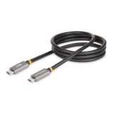 STARTECH 3ft (1m) USB4 Cable | USB-IF Certified USB-C Cable | 40 Gbps | USB Type-C Data Transfer Cable|Cord | 100W Power Delivery | 8K 60Hz | Compatible w|Thunderbolt 4|3|USB 3.2 (CC1M-40G-USB-CABLE) (CC1M-40G-USB-CABLE)