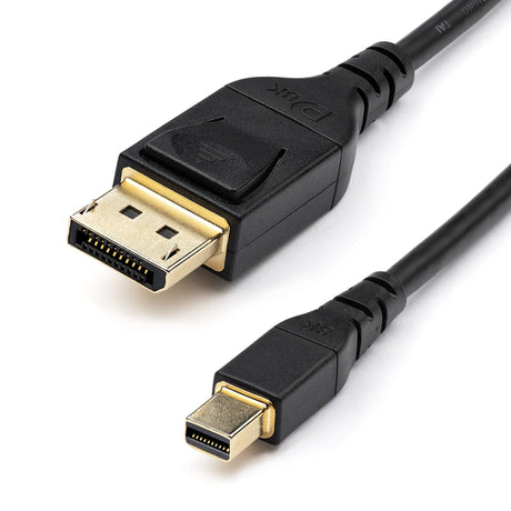 STARTECH 3ft (1m) VESA Certified Mini DisplayPort to DisplayPort 1.4 Cable - 8K 60Hz HBR3 HDR - Super UHD mDP to DP 1.4 Cord - Slim (34 AWG) Ultra HD 4K 120Hz - Monitor|Video Cable (DP14MDPMM1MB) (DP14MDPMM1MB)