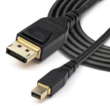 STARTECH 3ft (1m) VESA Certified Mini DisplayPort to DisplayPort 1.4 Cable - 8K 60Hz HBR3 HDR - Super UHD mDP to DP 1.4 Cord - Slim (34 AWG) Ultra HD 4K 120Hz - Monitor|Video Cable (DP14MDPMM1MB) (DP14MDPMM1MB)
