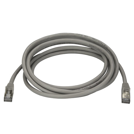 STARTECH 3m CAT6a Ethernet Cable - 10 Gigabit Shielded Snagless RJ45 100W PoE Patch Cord - 10GbE STP Network Cable w|Strain Relief - Grey Fluke Tested|Wiring is UL Certified|TIA (6ASPAT3MGR) (6ASPAT3MGR)