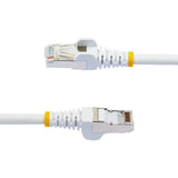 STARTECH 3m CAT6a Ethernet Cable - Low Smoke Zero Halogen (LSZH) - 10 Gigabit 500MHz 100W PoE RJ45 S|FTP White Network Patch Cord Snagless w|Strain Relief (NLWH-3M-CAT6A-PATCH) (NLWH-3M-CAT6A-PATCH)