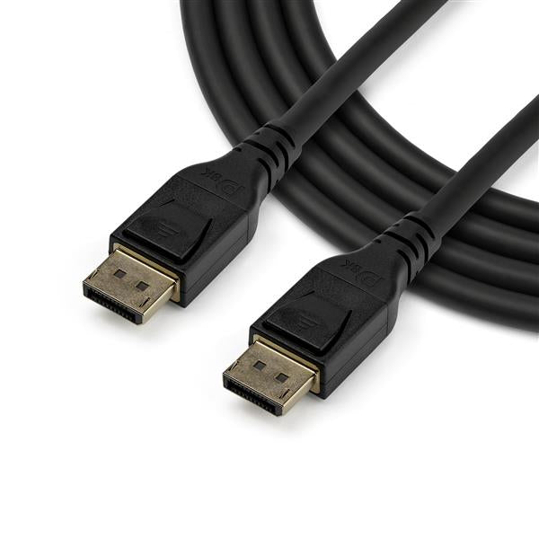 STARTECH 3m VESA Certified DisplayPort 1.4 Cable - 8K 60Hz HBR3 HDR - 10ft Super UHD DisplayPort to DisplayPort Monitor Cord - Ultra HD 4K 120Hz DP 1.4 Slim Video Cable M|M DP Connector (DP14MM3M) (DP14MM3M)