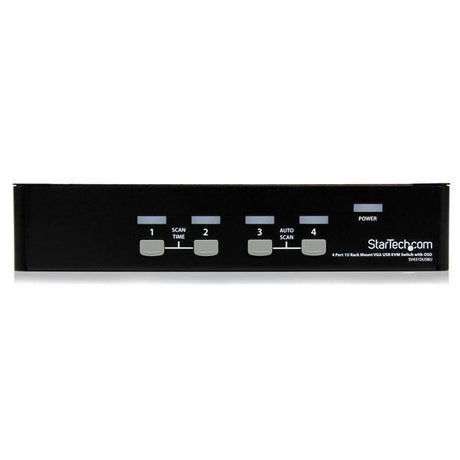 STARTECH 4 Port 1U Rackmount USB KVM Switch with OSD (SV431DUSBU)
