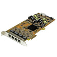 STARTECH 4 Port Gigabit Power over Ethernet PCIe Network Card - PSE | PoE PCI Express NIC - Quad Port NIC - PoE Card (ST4000PEXPSE)