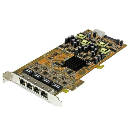 STARTECH 4 Port Gigabit Power over Ethernet PCIe Network Card - PSE | PoE PCI Express NIC - Quad Port NIC - PoE Card (ST4000PEXPSE)