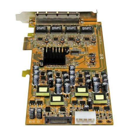STARTECH 4 Port Gigabit Power over Ethernet PCIe Network Card - PSE | PoE PCI Express NIC - Quad Port NIC - PoE Card (ST4000PEXPSE)