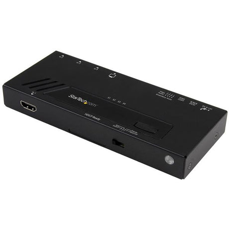 STARTECH 4-Port HDMI Automatic Video Switch - 4K 2x1 HDMI Switch with Fast Switching | Auto-sensing and Serial Control (VS421HD4KA)