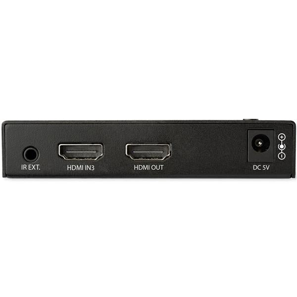 STARTECH 4 Port HDMI Video Switch - 3x HDMI & 1x DisplayPort - 4K 60Hz - Multi Port HDMI Switch Box w| Automatic Switcher (VS421HDDP) (VS421HDDP)