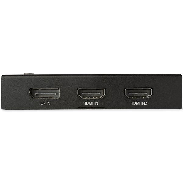 STARTECH 4 Port HDMI Video Switch - 3x HDMI & 1x DisplayPort - 4K 60Hz - Multi Port HDMI Switch Box w| Automatic Switcher (VS421HDDP) (VS421HDDP)