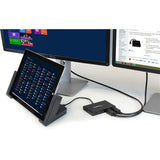 STARTECH 4-Port Multi Monitor Adapter - DisplayPort 1.2 MST Hub - 4x 1080p - DisplayPort Video Splitter for Extended Desktop Mode on Windows PCs Only - DP to Quad DP Monitors (MSTDP124DP) (MSTDP124DP)