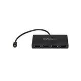 STARTECH 4-Port Multi Monitor Adapter - Mini DisplayPort to DisplayPort MST Hub - 4x 1080p - Video Splitter for Extended Desktop Mode on Windows PCs Only - mDP to Quad DP Monitors (MSTMDP124DP) (MSTMDP124DP)