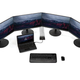 STARTECH 4-Port Multi Monitor Adapter - Mini DisplayPort to DisplayPort MST Hub - 4x 1080p - Video Splitter for Extended Desktop Mode on Windows PCs Only - mDP to Quad DP Monitors (MSTMDP124DP) (MSTMDP124DP)