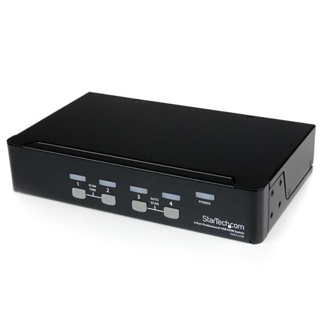 STARTECH 4 Port Professional VGA USB KVM Switch with Hub (SV431USB)